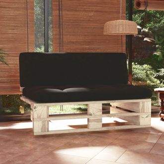 vidaXL Sof&aacute; Central De Palets Para Jard&iacute;n Madera Pino Impregnada Vidaxl