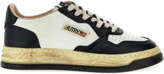 Autry BlackWhite Leather Sneakers