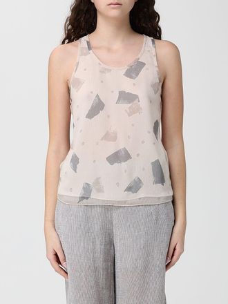 Emporio Armani Top in misto seta stampato Emporio Armani