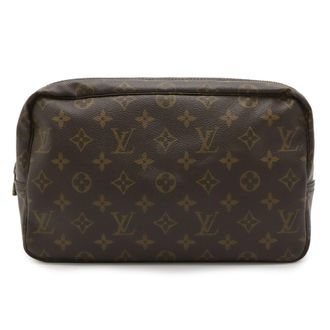 Louis Vuitton Brown Monogram Clutch Bag Pouch (Pre-Owned)