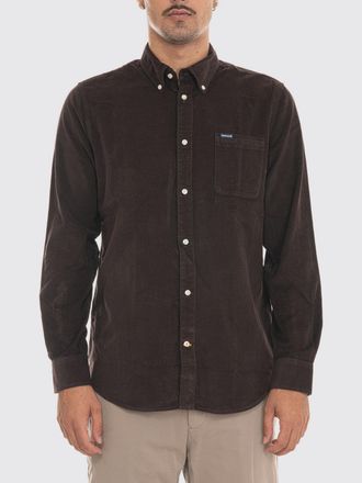 Barbour Camicia a maniche lunghe in velluto a coste con collo button-down