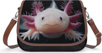 Generic Axolotl Cute Fashion Womens Crossbody Bags Novelty Handbag Shoulder Bag Purse