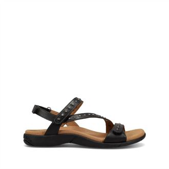 Taos Womens Dazzle Flat Sandals In Black