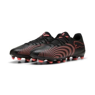 Puma Fussballschuh PUMA FUTURE 9 PLAY FG/AG, Gr. 42,5, puma schwarz, glowing rot, strong gray, Synthetik, Schuhe Fussballschuh, f&uuml;r Rasen- und Kunstrasenpl