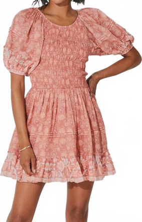 Cleobella Mina Mini Dress In Camala Floral