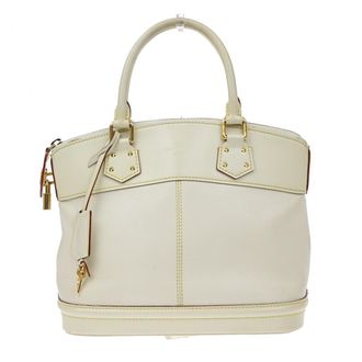 Louis Vuitton Suhali Lockit Leather White Leather Handbag (Pre-Owned)