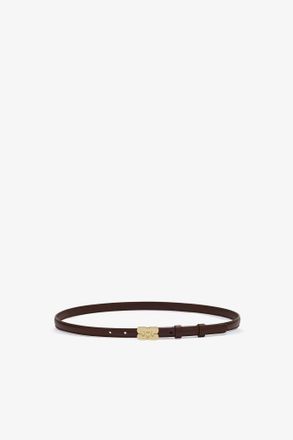 Ganni Brown Kat Small Belt in