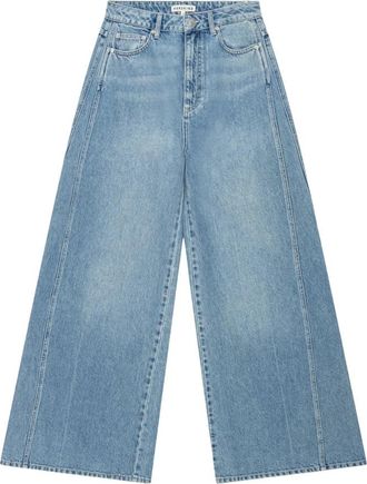 Birgitte Herskind Swimwear - Dames - Loose Fit Jeans - Blauw - M - Katoen - Jeans