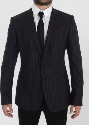 Dolce & Gabbana striped slim-fit wool blazer