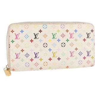 Louis Vuitton Pre-owned Wallets, female, Multicolor, Size: ONE SIZE Pre-owned Vintage Canvas Wallet