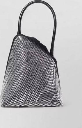 The Attico bucket bag embellished exterior structured top handle