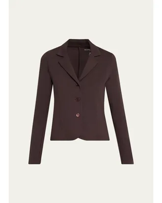 Majestic Filatures Single-Breasted French Terry Blazer