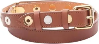 Louis Vuitton Pre-owned Belts, female, Brown, Size: ONE SIZE Pre-owned Vintage Leather Belt
