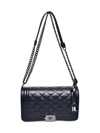 Anna Luchini Zwart Rundleer Tas