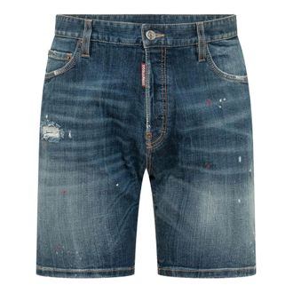 Dsquared2 Denim Shorts, male, Blue, Size: M Denim Shorts