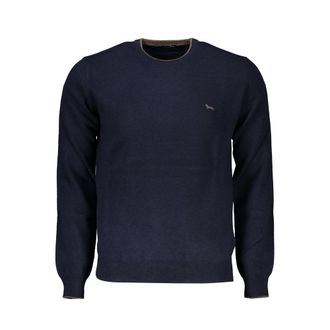 Harmont & Blaine Sophisticated Crew Neck Cashmere Blend Mens Sweater