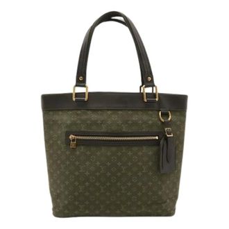 Louis Vuitton Pre-owned Tote Bags, female, Green, Size: ONE SIZE Pre-owned Monogram Mini Lucille GM Tote Bag
