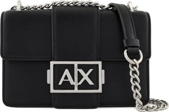 A|X Armani Exchange Mini Crossbody Tas - Dames - Schoudertassen - Zwart - ONE Size - Leer - Tassen