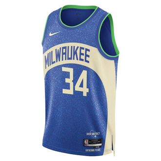Nike Dri-FIT NBA Swingman Jersey 2023/24 City Edition Milwaukee Bucks Giannis Antetokounmpo DX8509-407
