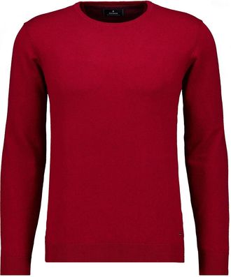 Ragman Rundhalspullover RAGMAN, Herren, Gr. 54, rot, Strick, 95% Baumwolle 5% Cashmere, Rundhals, Pullover Rundhalspullover