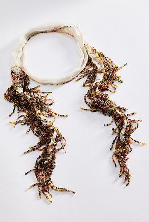 Chan Luu Beaded Skinny Scarf