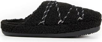 Moon Boot Slippers, female, Black, 7 UK, Teddy Slipper