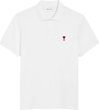 Ami Polo Ami de Coeur - unisex - Polos - Wit - L - Katoen - Tops