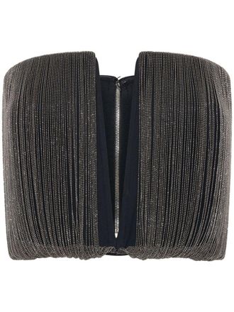 Dion Lee Canotta con perline - Nero