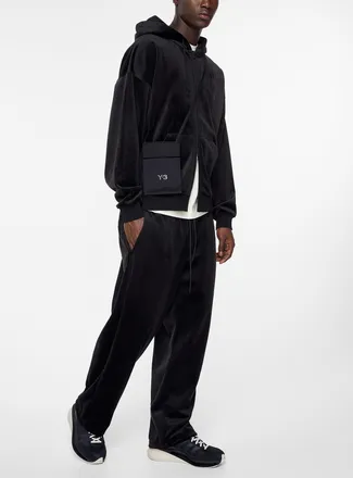Yohji Yamamoto Mens Structured velvet pant