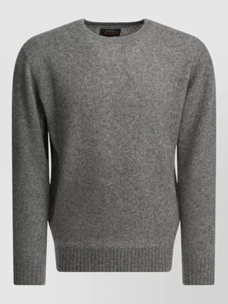 Beams Plus crew neck knitwear soft texture long sleeves