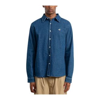 Edmmond Studios Camisa de Mezclilla Duck - Shirts - Hombre - Azul - XL