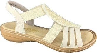 Rieker Riemchensandalen - Dames - Sandalen - Beige - 36 EU - Schoenen