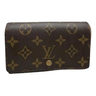 Louis Vuitton Pre-owned Wallets, unisex, Brown, Size: ONE SIZE Pre-owned Vintage Canvas Wallet