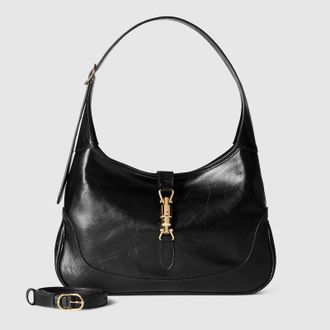 Gucci Jackie 1961 Medium Shoulder Bag, Black, Leather