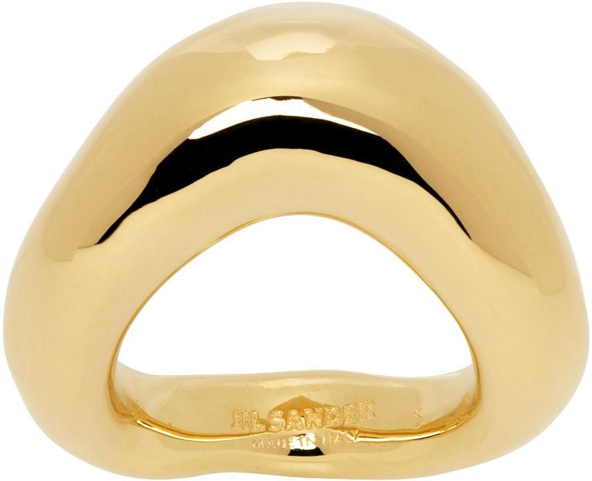 アクセサリーその他 JIL SANDER Woman Jewel Gold J12VG0314P7401 109 JIL SANDER ジルサンダー リング DW4 RING 1 J11UQ0059 P4877