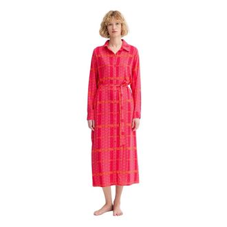 DKNY Viscose Nachthemd - Dames - Shirt Kleedjes - Roze - S - Kleedjes