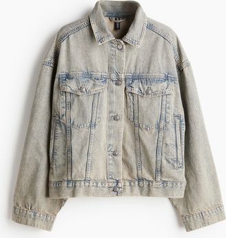 H&M Jeansjacke - Brown