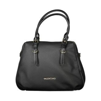 Valentino Handbags, female, Black, Size: ONE SIZE Structured Handbag Zip Closure