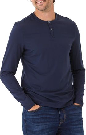 Threads 4 Thought Frederick Luxe Stretch Jersey Henley in Stargazer at Nordstrom, Size X-Large