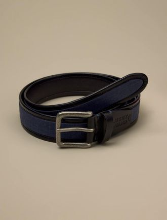 Lucky Brand Leather Canvas Belt