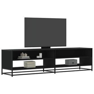 Berkfield Home TV Cabinet Black 180.5x40x46 cm Engineered Wood