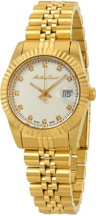 Mathey-Tissot Mathey III Quartz Crystal White Dial Ladies Watch D810PI