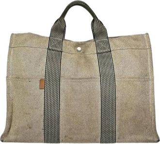 Herm&egrave;s Pre-owned Tote Bag - Dames - Vintage Shopper - Beige - ONE Size - Vintage