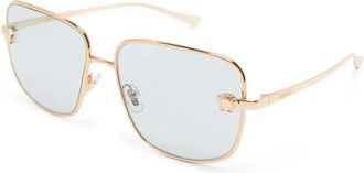 Versace Square Metal Zonnebrillen - Dames - Zonnebrillen - Geel - 59 MM - Accessoires