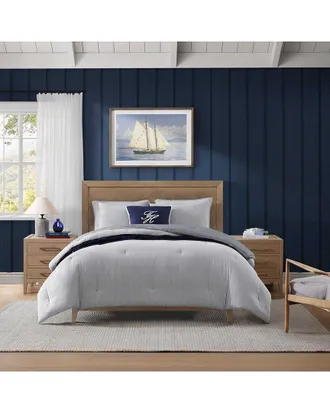 Tommy Hilfiger Tommy Sandbar Stripe Texture Cotton Seersucker Comforter Set