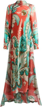 Etro Maxi Jurk met Paisley Print - Dames - Maxi kleedjes - Veelkleurig - S - Kleedjes