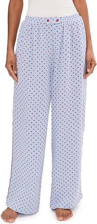 Free People Be Mine Pant Womens Sets Blue Combo : MD, Cotton