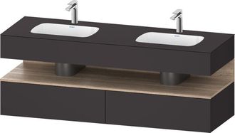 Duravit Qatego Lavabo Encastrado Con Base De Lavabo Consola, - Duravit