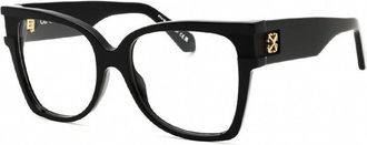 Off-white Eyeglasses Butterfly Full Rim, Black Frame And Clear Demo Lenses Lens Oerj088Style881000