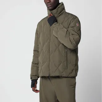 Moncler Piumino trapuntato verde kaki